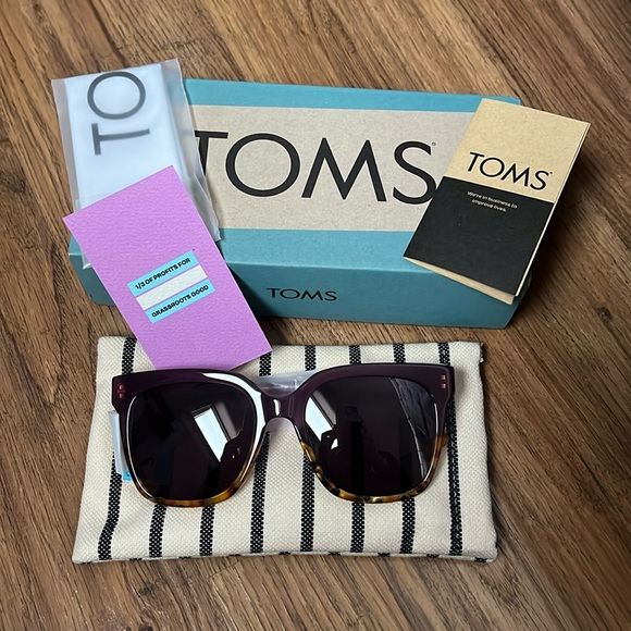 Toms Accessories - TOMS Natasha Orchid Tort Fade Sunglasses - FINAL SALE
